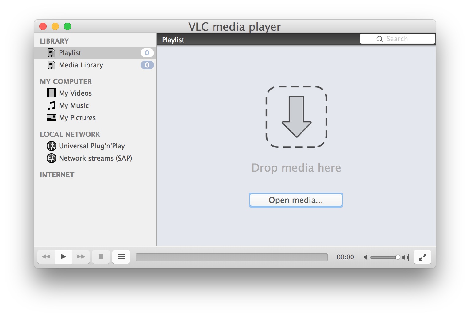 setup a playlist vlc for mac